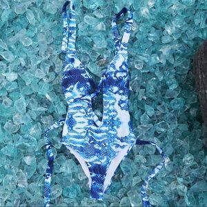 Brazilian cut one piece suit NWT